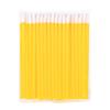 Compact Nylon Lip & Eye Makeup Brush - Disposable, Hollow Rod Design for Lipstick, Lip Gloss, and Eyeshadow Application