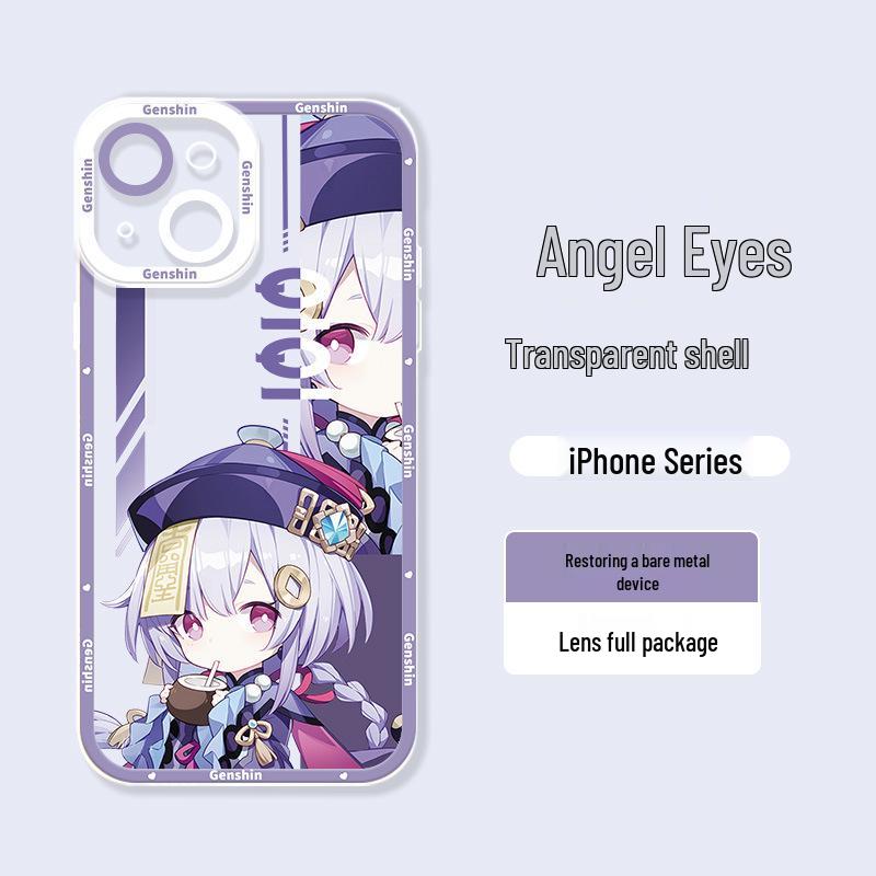 Genshin Impact iPhone 17 Case - Cartoon Venti & Klee Design for Apple 16/15