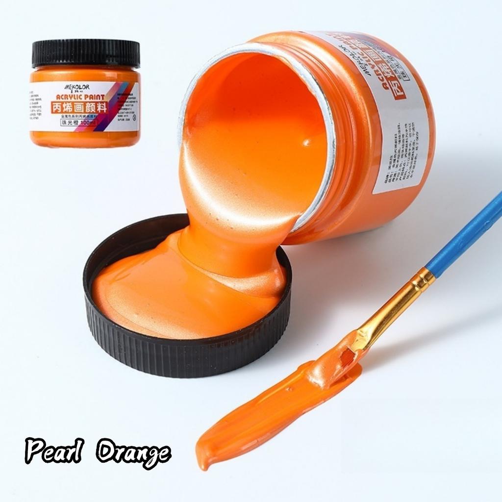 100ml Matte Acrylic Paint Bundle Premium Colors Non Crack Formula for Rock Painting Fabric Canvas Wood Crafts Waterproof Art Sup