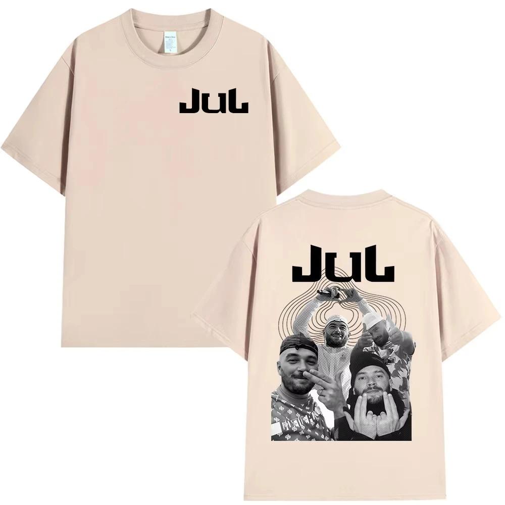 2026 Rapper Jul Alubm Graphic T-shirt Men Women Clothing Fashion Hip Hop T-shirts Casual Male Cotton Short Sleeves T Shirt Streetwear