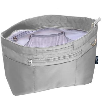 Inner Large Storage Bag-in-bag, Bag, Lightweight, Self-supporting, Capacity, Bag, Women's (M, 07.Gray)