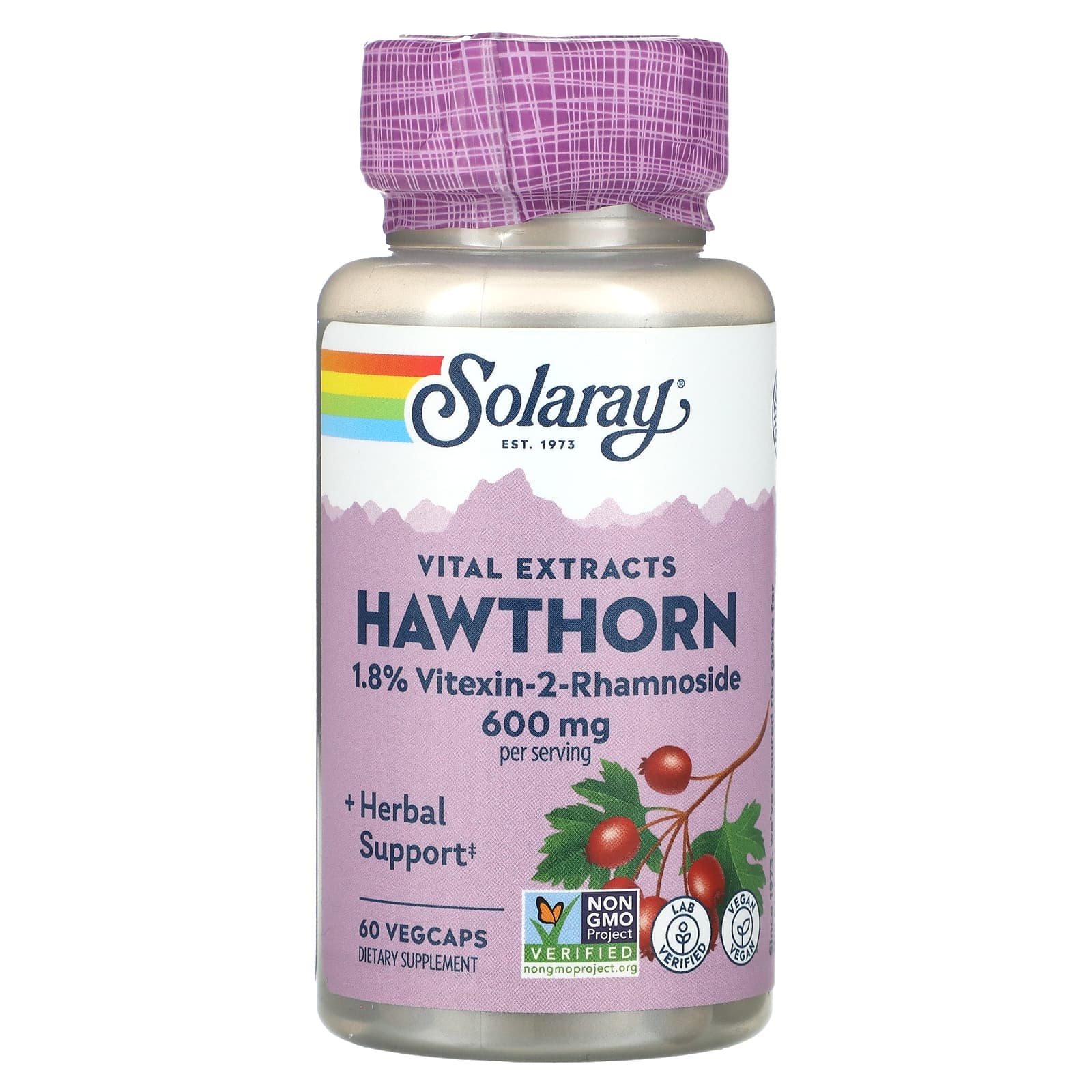 

Vital Extracts Hawthorn, Veggie Capsules 60
