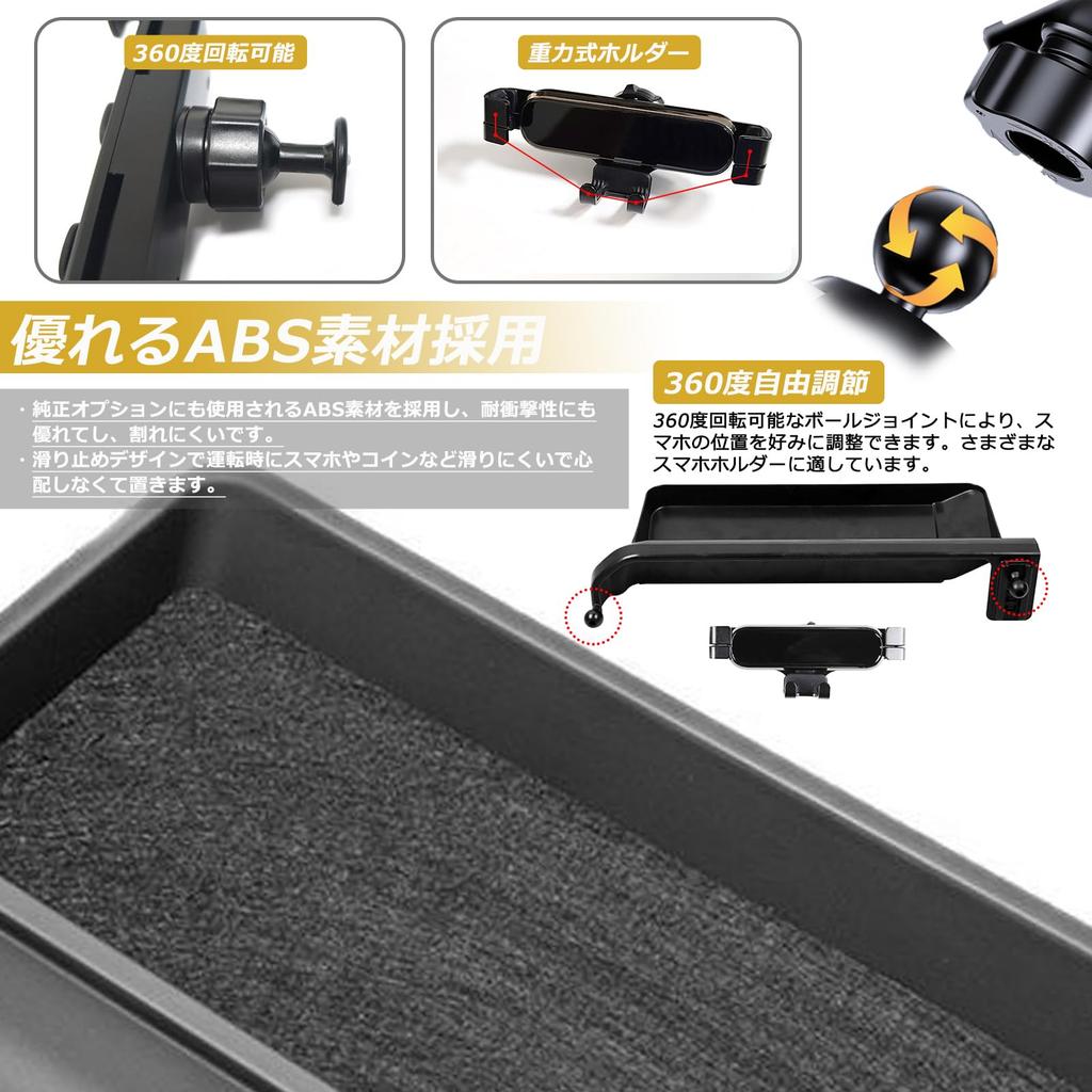 Temiry 2024 Toyota Land Cruiser 250 Dashboard Land Cruiser 250 Land Cruiser 250 Dashboard Storage Console Storage Tray for Land Cruiser 250 Series