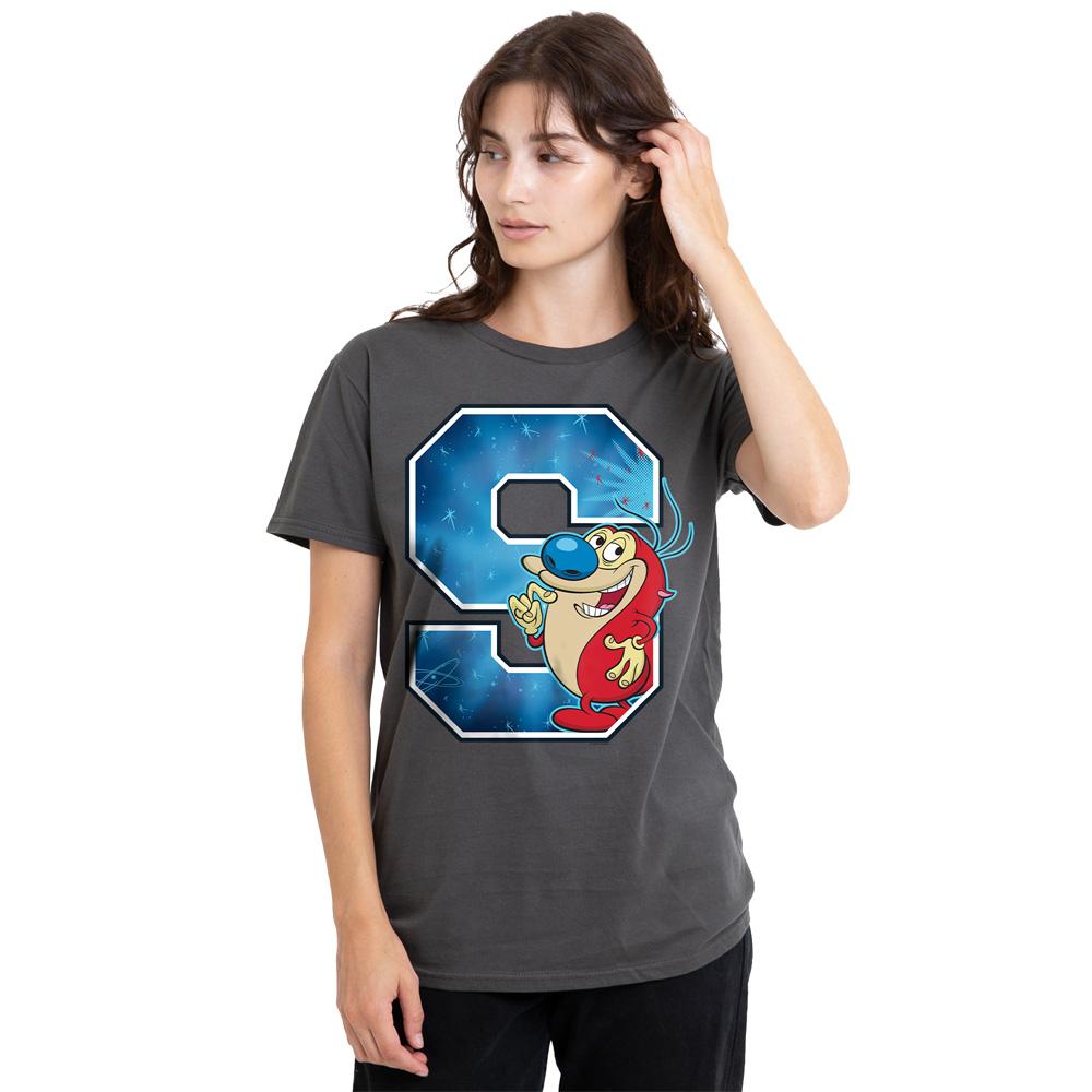 Ren & Stimpy Unisex Adult S Is For Stimpy T-Shirt