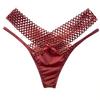 French Hollowed-Out Ice Silk Thong - Women's Fashion Low-Rise See-Through Strap Underwear