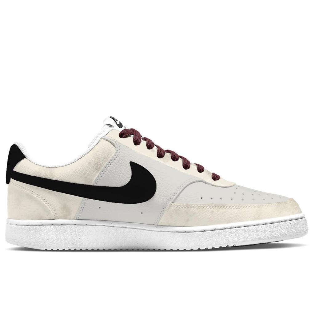 Nike Court Vision 1 Box, Vintage, Roman Brown Cushioning Slip Resistant Low top Skateboard Shoes Men's Brown DH2987-101(Team2154-S-BOX)