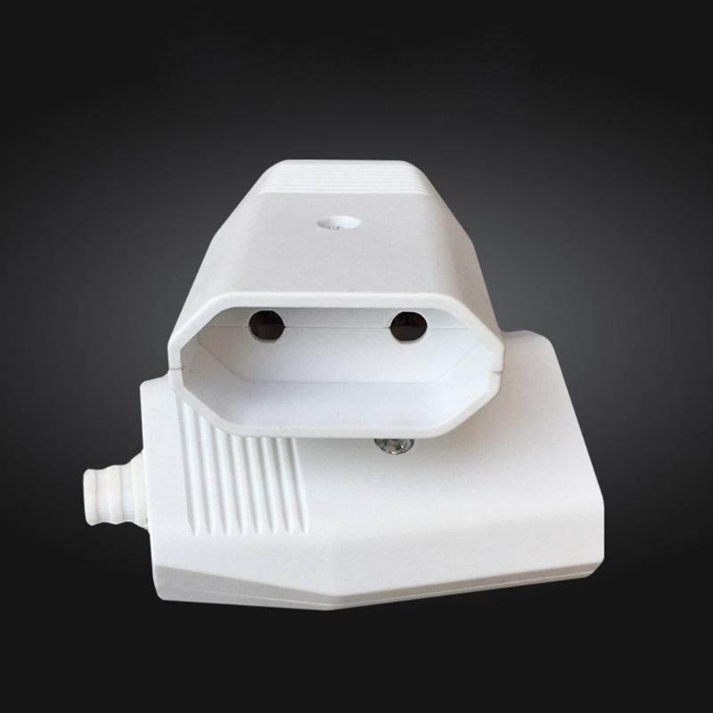 Flat Couplers 250V 2.5A Europlug Adapter For Lighting Fixture Small Appliance Double Insulated 2Pin European Device