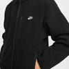 New Nike Club Velvet-feel Coat Men's Black/White FZ0889-010