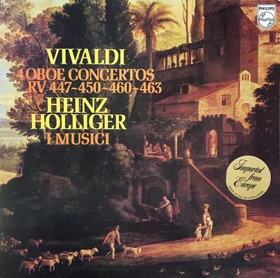 LP VIVALDI - 4 Obua Konçertosu (RV 447-450-460-46 9500044 PHILIPS 1976 Hollanda Klasik Kullanılmış