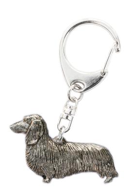 Dachshund (Long) Made In England Art Dog Keychain Collection