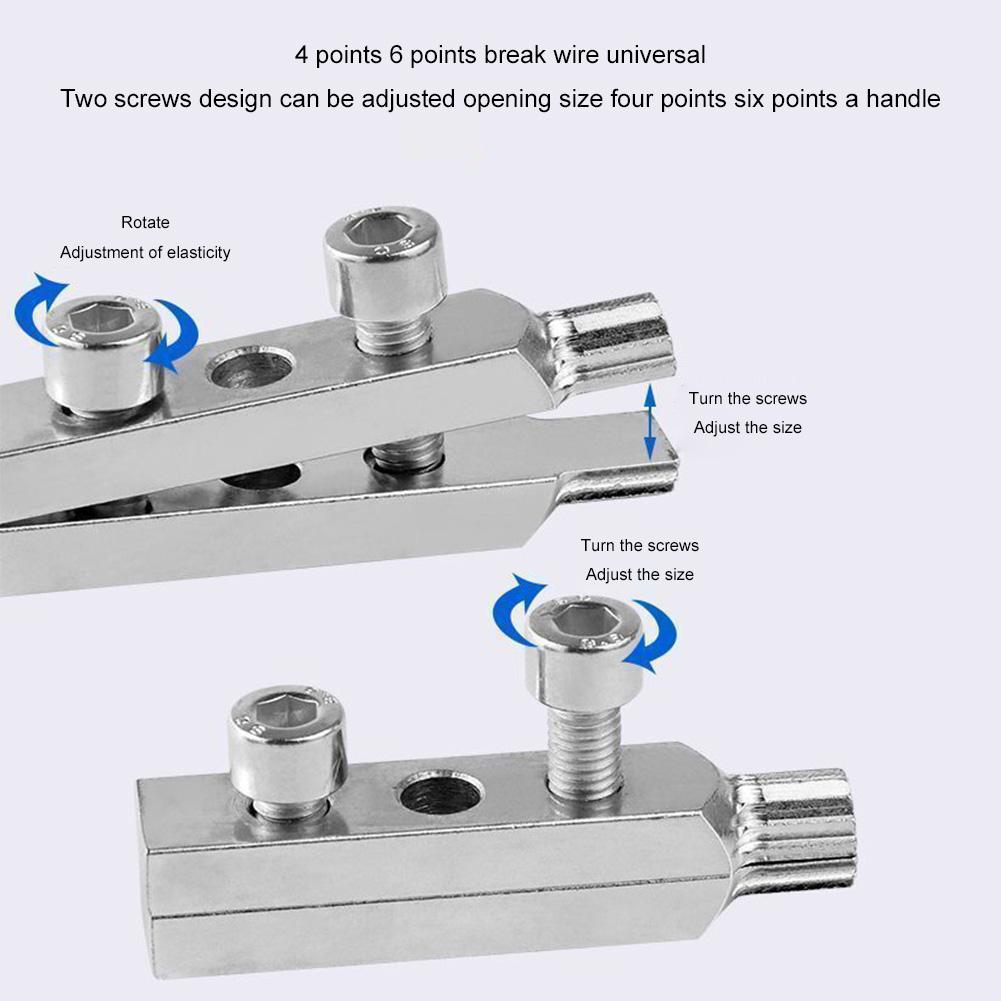Broken Screw Removal Tool Handle Pipe Hex Stripped Screw Extractor Broken Wire Extractor Threading Tool Water Main Breaks Repair