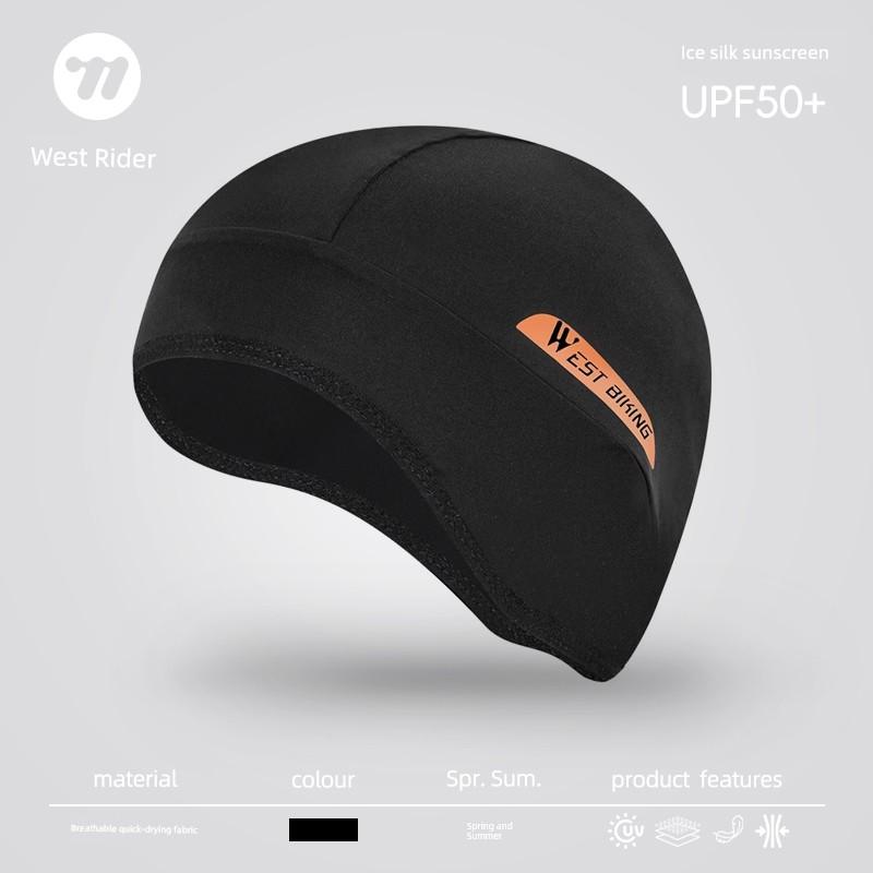 West Rider Bicycle Ice Silk Small Hat Summer Sun Protection Headgear Unisex Helmet Liner Breathable Headscarf for Cycling