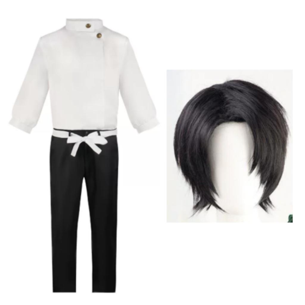 Jujutsu Kaisen Anime Costume Cosplay Ensemble Complet Tenue d'Halloween pour Hommes Femmes