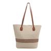 Large Capacity Woven Bag Women'S Fashion Commuter Tote Bag Foreign Versatile Shoulder Handbag