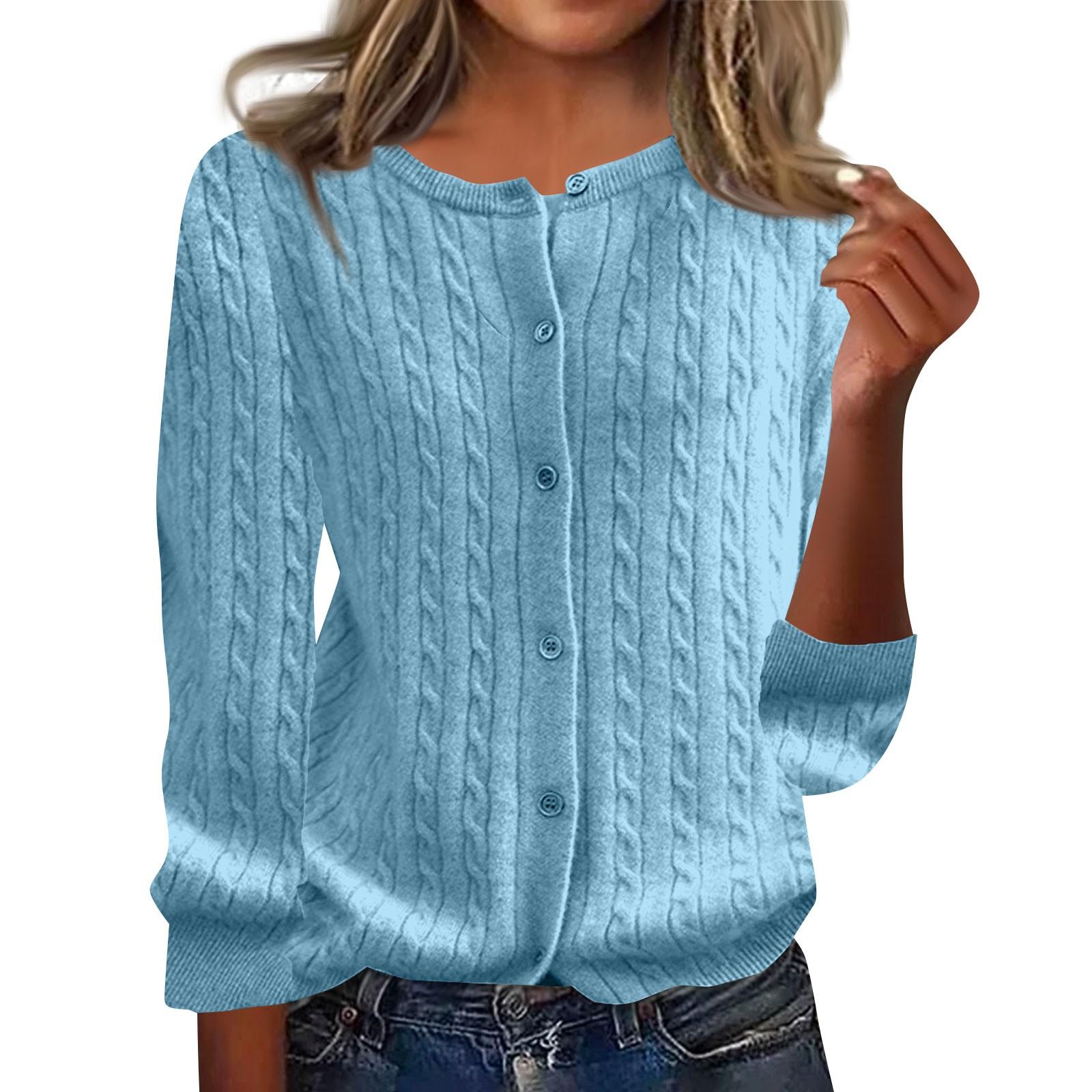 

Женский модный однобортный кардиган с однотонным принтом на пуговицах, повседневный топ XL