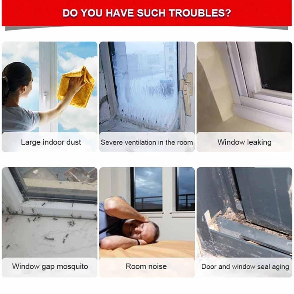 Self Adhesive Weather Stripping Door Silicone Stopper Seal Strip