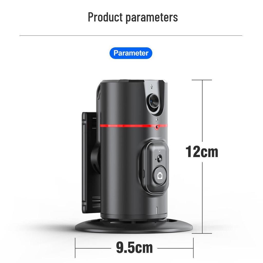 360° AI Face Recognition Mobile Tracking Stand for Desktop Douyin Live Broadcasts