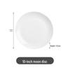 Elegant Moonlight Bone China Ceramic Dinner Plate - Perfect for Steak, Western and Cold Dishes, Gift or Display.