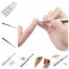 Stainless Steel Cuticle Pusher Trimmer Remover Pedicure Manicure Nail Art Tools