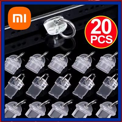 Xiaomi Transparent DIY Anti Dust Charge Port Dust Plugs for IOS 3.5MM Jack Type C Plug Cellphone USB Cover Cap For iPhone 17 16/Samsung
