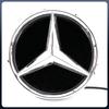 For Mercedes Benz Mirror Emblem Light Car Front Grille Illuminated Logo Star Badge W176 W246 W205 W212 W207 W217 W251 W166 X166