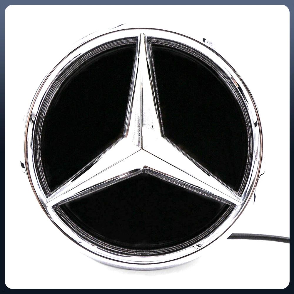 For Mercedes Benz Mirror Emblem Light Car Front Grille Illuminated Logo Star Badge W176 W246 W205 W212 W207 W217 W251 W166 X166