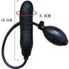 Adjustable Inflatable Silicone Anal Plug - Expander Butt Plug for Men, Prostate Massager, Adult Sex Toy