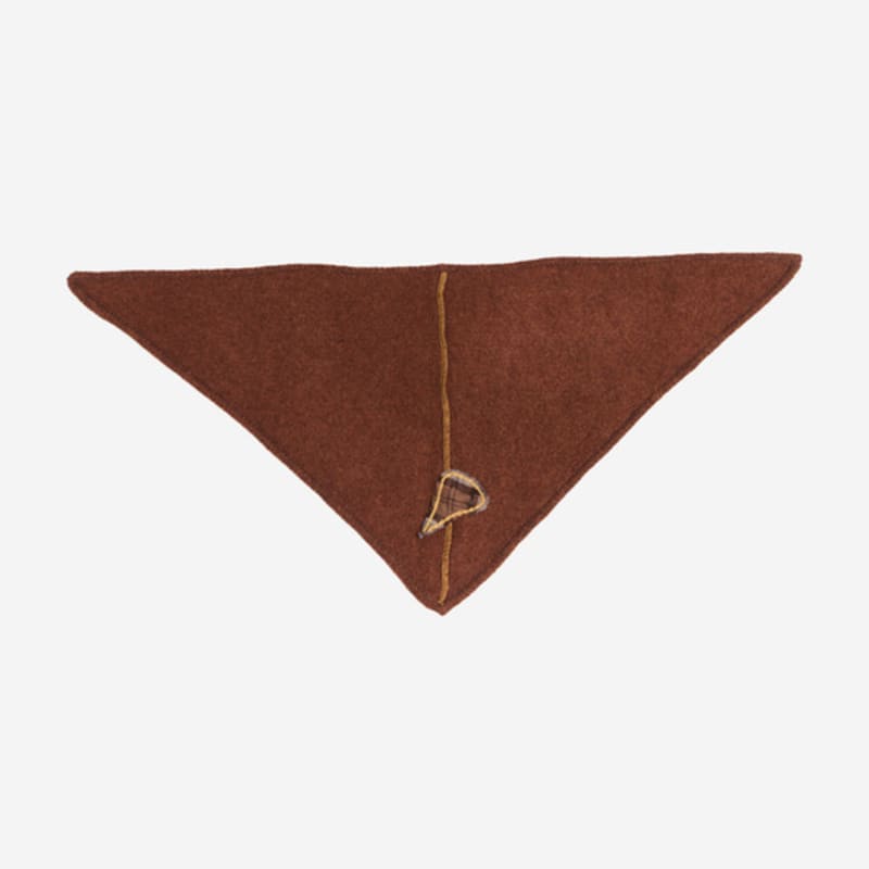 MISU A BARBE RAY HEAD SCARF BROWN