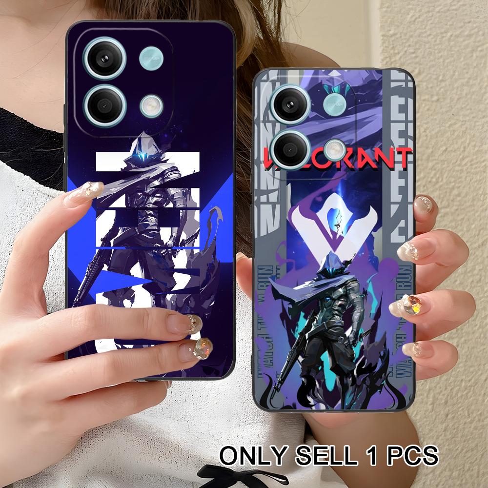 Valo Omen Phone Case for Xiaomi Redmi Note 14 13 12 11 S Pro Plus 4G 5G Soft TPU Shockproof Cover