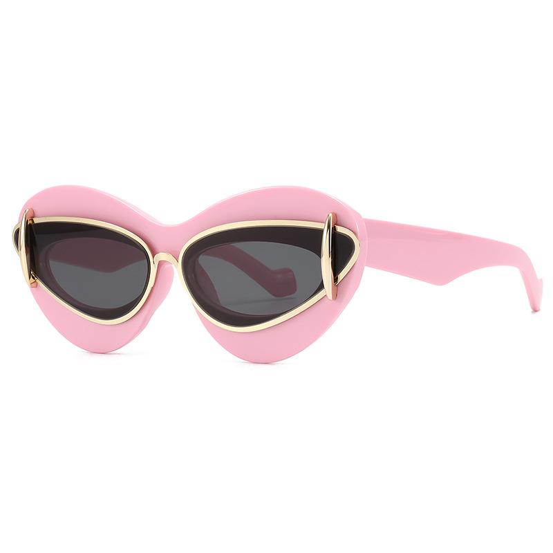New Fashion Women Cat Eye Sunglasses For Men Punk Luxury Brand Female Sun Glasses  Vintage Eyewear Shades Uv400 Oculus