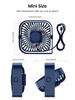 USB Desk Fan Strong Airflow & Quiet Operation 3 Speed Wind Mini Table Fan 360° Rotatable Head for Home Office Bedroom Table