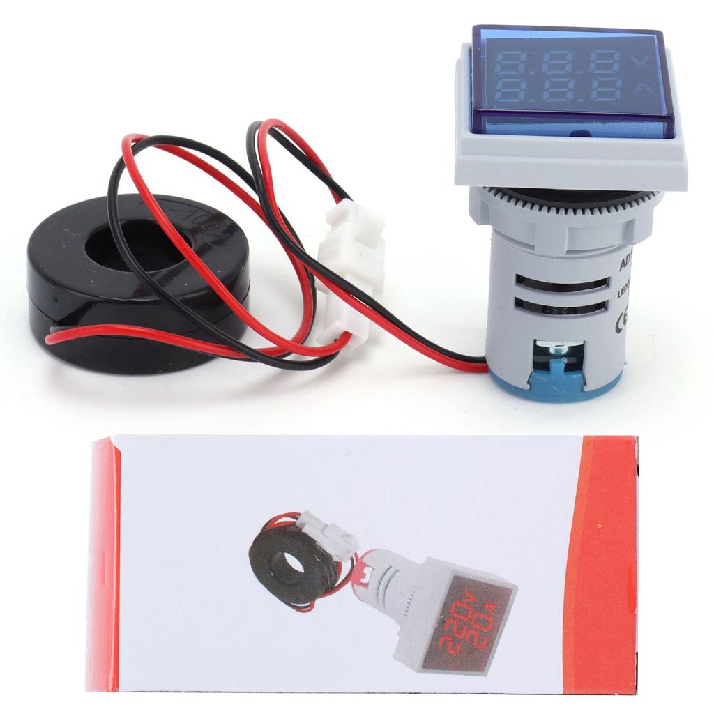 Current Signal Indicator   2‑Display   Lamp Light 60.500V AC AD16‑22FVA