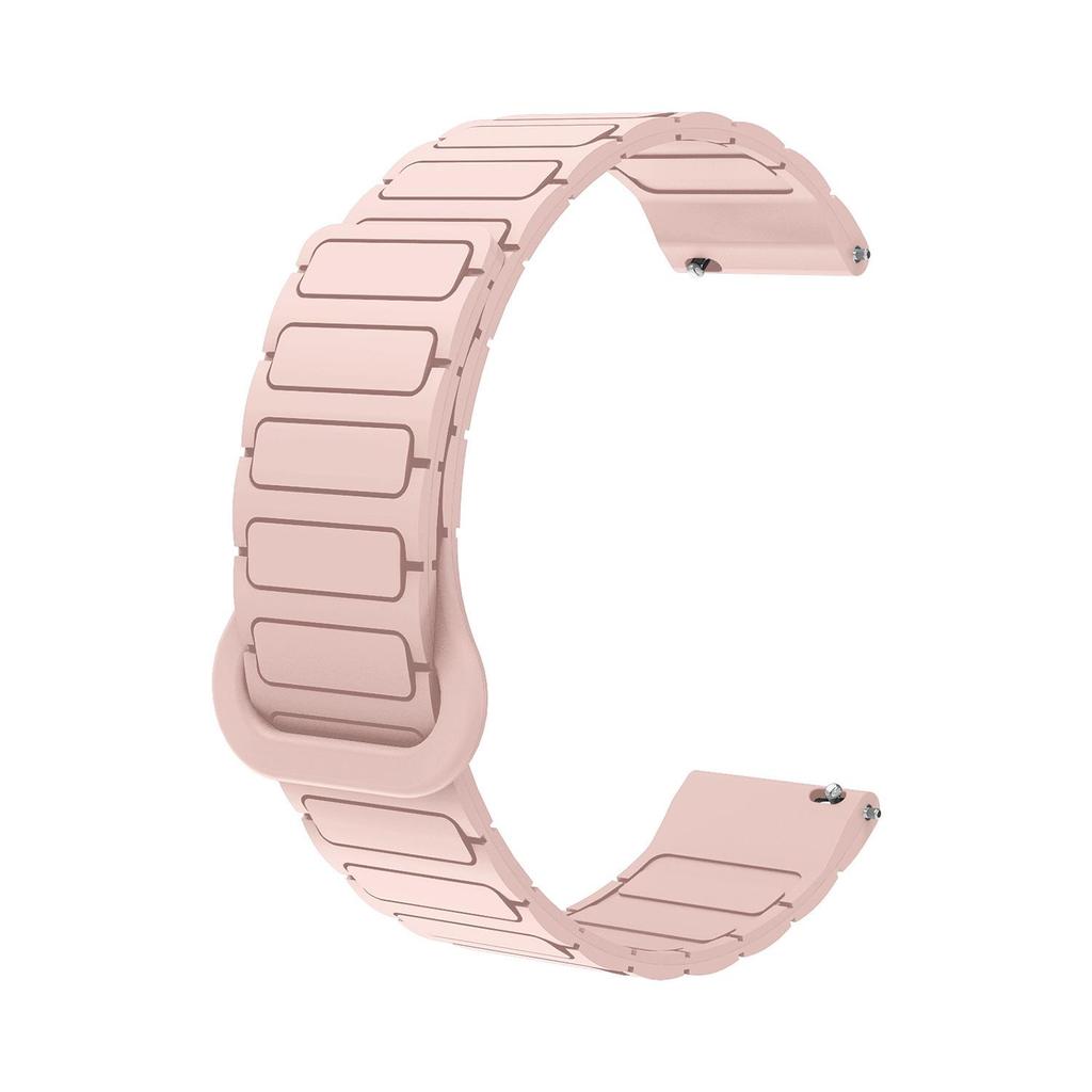 Bracelet de montre magnétique en silicone en forme de I pour Huawei GT2/GT3/GT4/GT5 et Huami Xiaomi S4