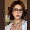 Blue Light Blocking Glasses Women Men Fashion Cat Eye Eyewear Commute Travel Female Male Clear Anti Radiation Filter Glasse