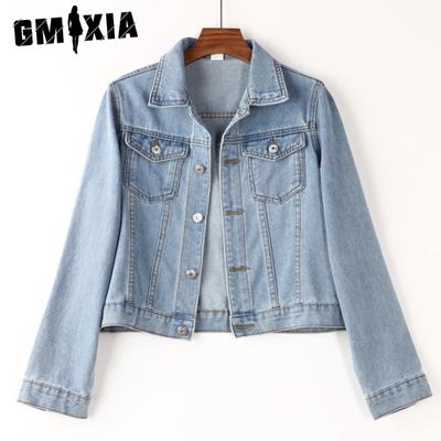 Jaqueta jeans feminina primavera e outono solta celebridade da internet com camisa jeans top feminino