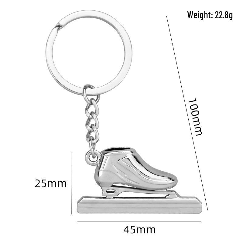 Winter Sports Sled & Snowboard Keychain - Perfect Gift for Snow Enthusiasts