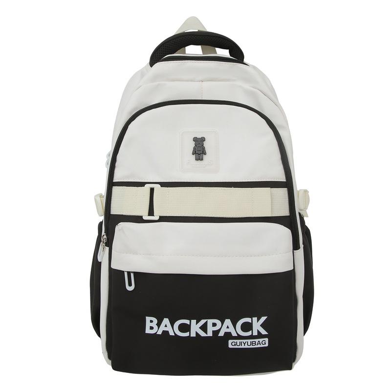 

Корейская версия рюкзака контрастного цвета для свежих студентов старшей школы и колледжа, кампусный рюкзак в простом стиле лесного департамента