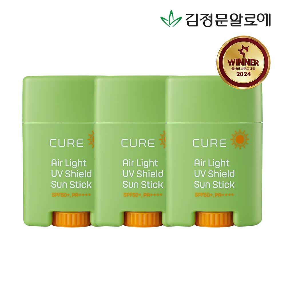

[Kim Jeong-moon Aloe] Cure Air Light Sun Stick 20g 3pcs