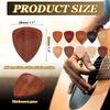 uxcell Wooden Guitar with Storage for and Bass Multicolor Picks, 10-Pack, 2.5mm Groove, Box, Electric, Acoustic, Guitars,