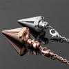 Metal Pendulum for Dowsing Divination Pendulos Spiral Small Cone Gold Color Copper Radiesthesia Pendulums Healing Pendule 2025