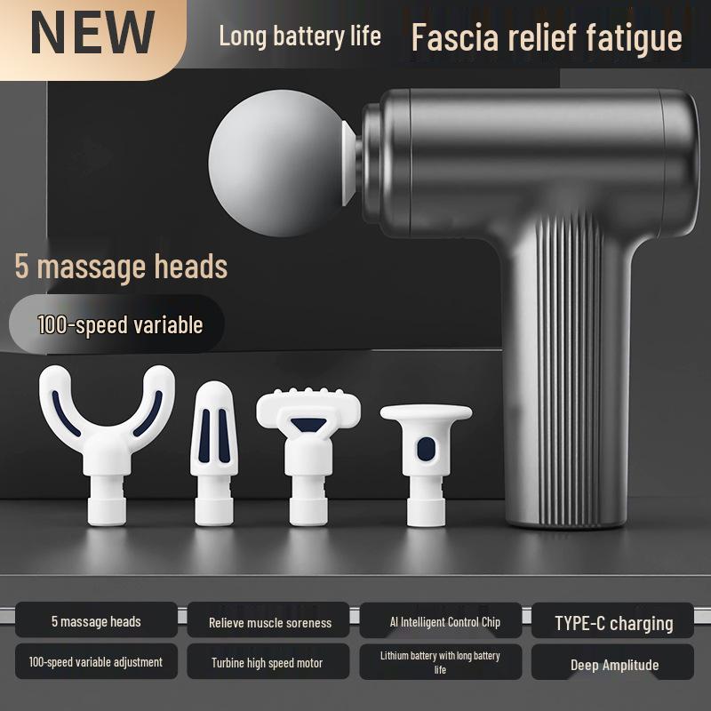 Compact Handheld Muscle Massager for Neck & Body - Portable Mini Electric Device for Men & Women
