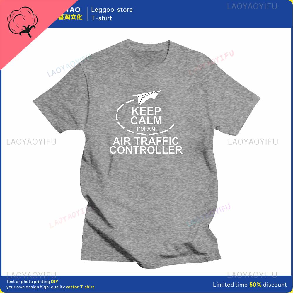 Air Traffic Controller Graphic Printing Fashion Street Wear Casual Trend Summer Men and Women Universal Shortsleeved Tshirt