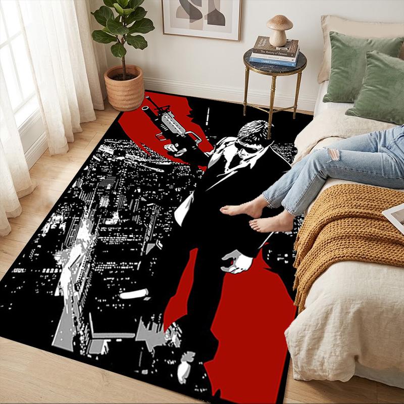 Urban Warrior Living Room Non-Slip Area Rug Soft Carpet for Bedroom Game Playroom Sofa Office Home Decor Doormat Christmas Gift C9211139