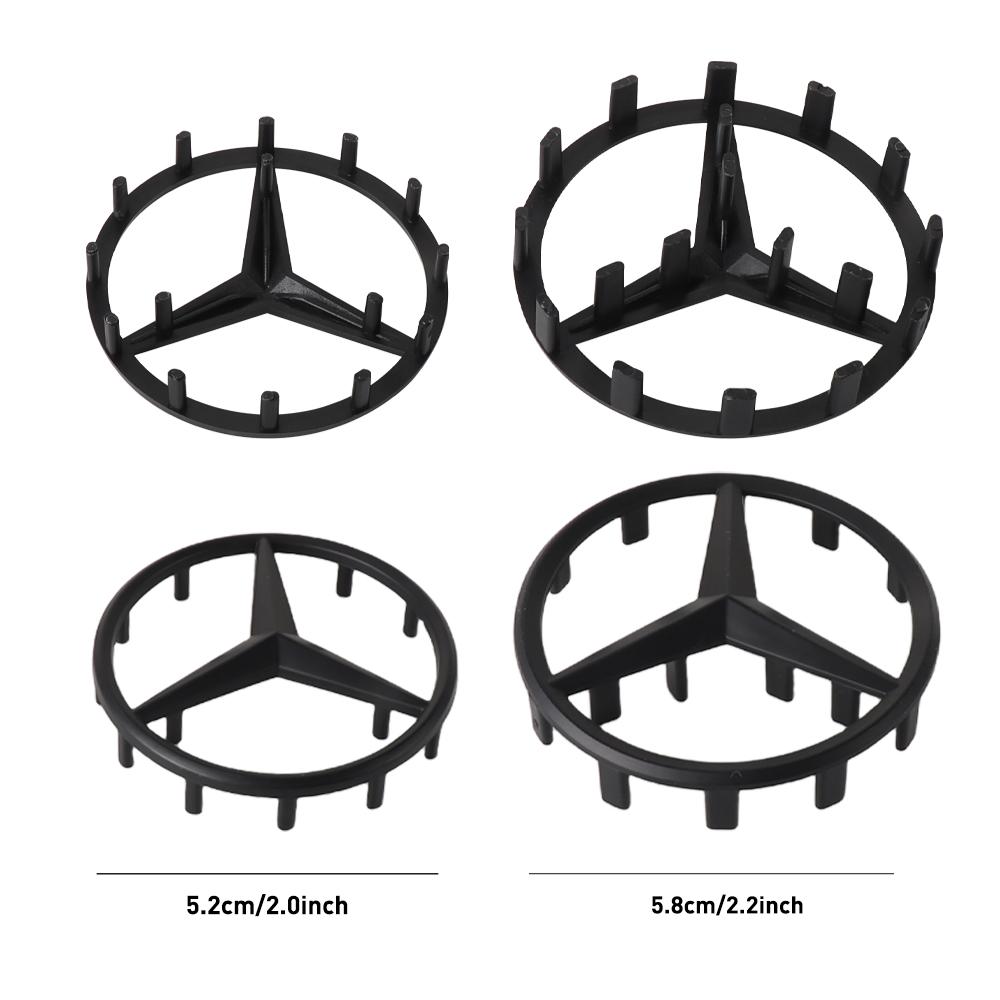 1 Stück 52/58mm Auto Lenkrad Mittel-Emblem Aufkleber für Mercedes Benz AMG W212 W213 W177 CLE GLA W222 GLC GLB W203 W210 W220