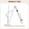 Pencil Compass Geometry Scribe Tool Compact Drawing Circle, Portable with Holder