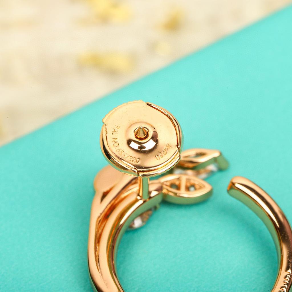 New Trend Hot Brand Earrings Luxury Jewelry for Women Fashion Diamond Designer Eardrop Pure 925 Sterling Silver Party Ear Stud