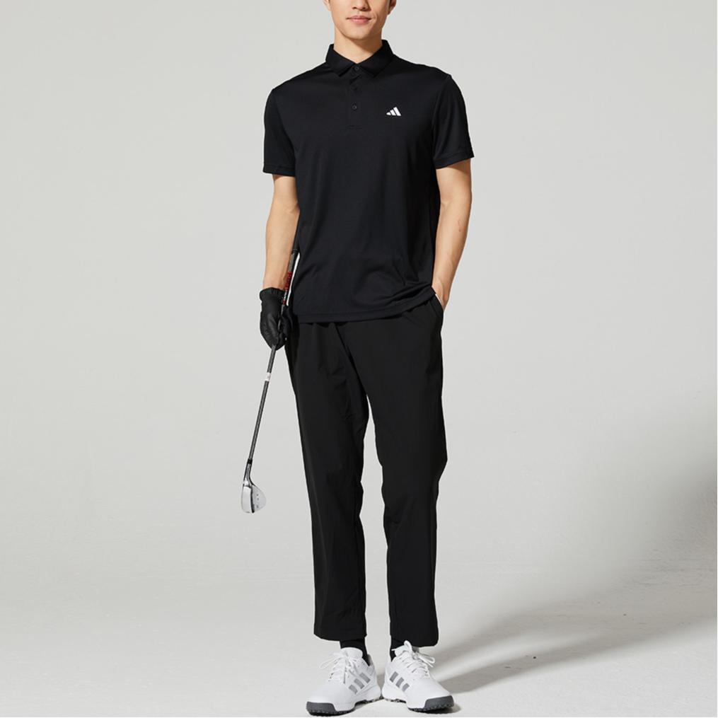 Adidas Simple Comfortable Versatile Breathable Casual Golf Polo Shirt Men Polo Shirts JG1303