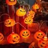 Waterproof Halloween LED String Lights 2M/ 3M Pumpkin Crystal Lights  Halloween Party Decoration