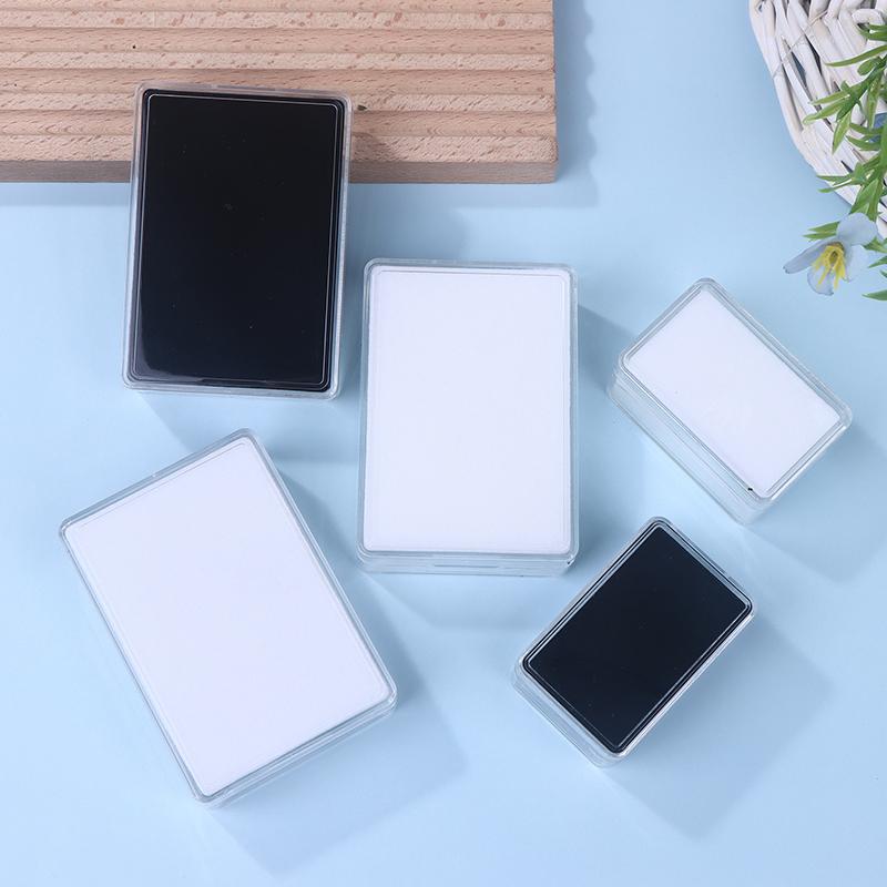 Clear Gem Storage Box - Foam-Padded Container for Loose Stones & Beads, Portable Jewelry Organizer with Secure Latch for Travel