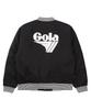 Gola Logo Patch Stadium Jacket [Black]